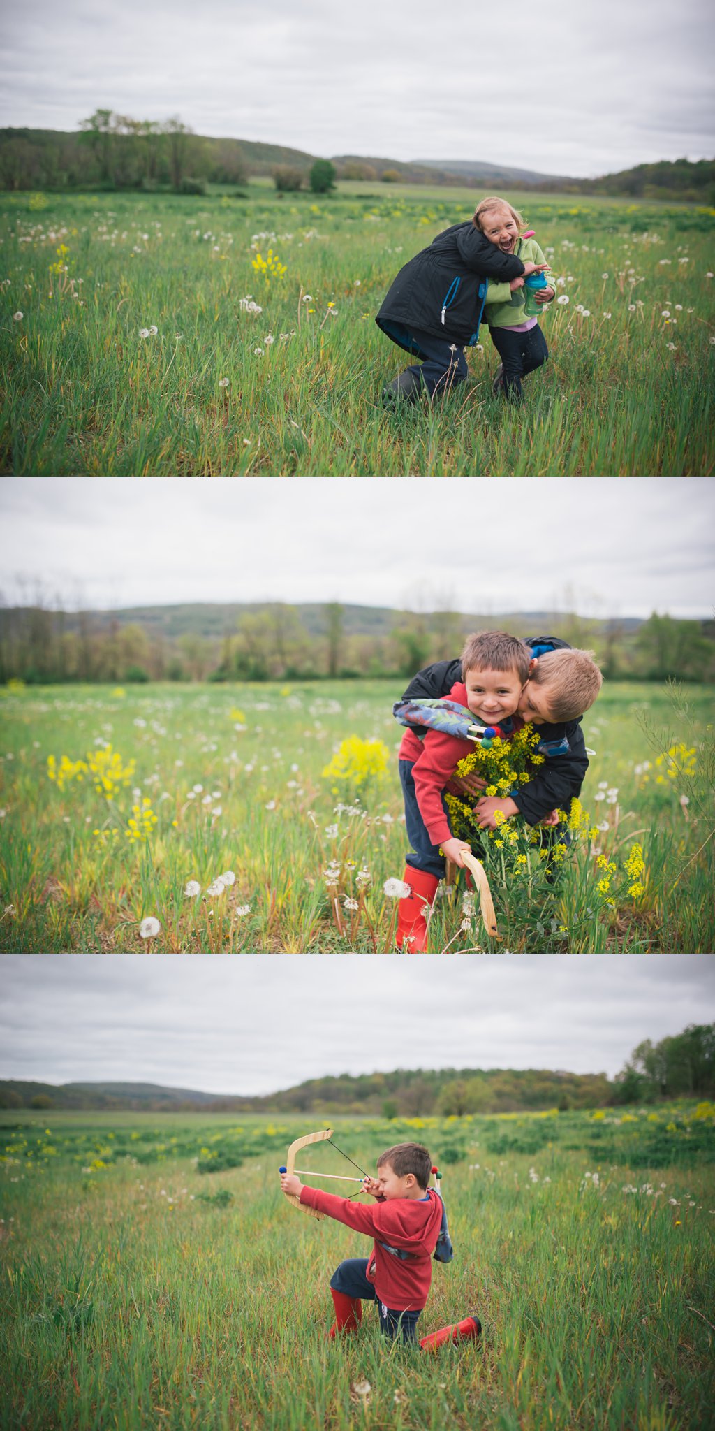  Romping in the fields of wildflowers. Our days are so so full.&nbsp; 