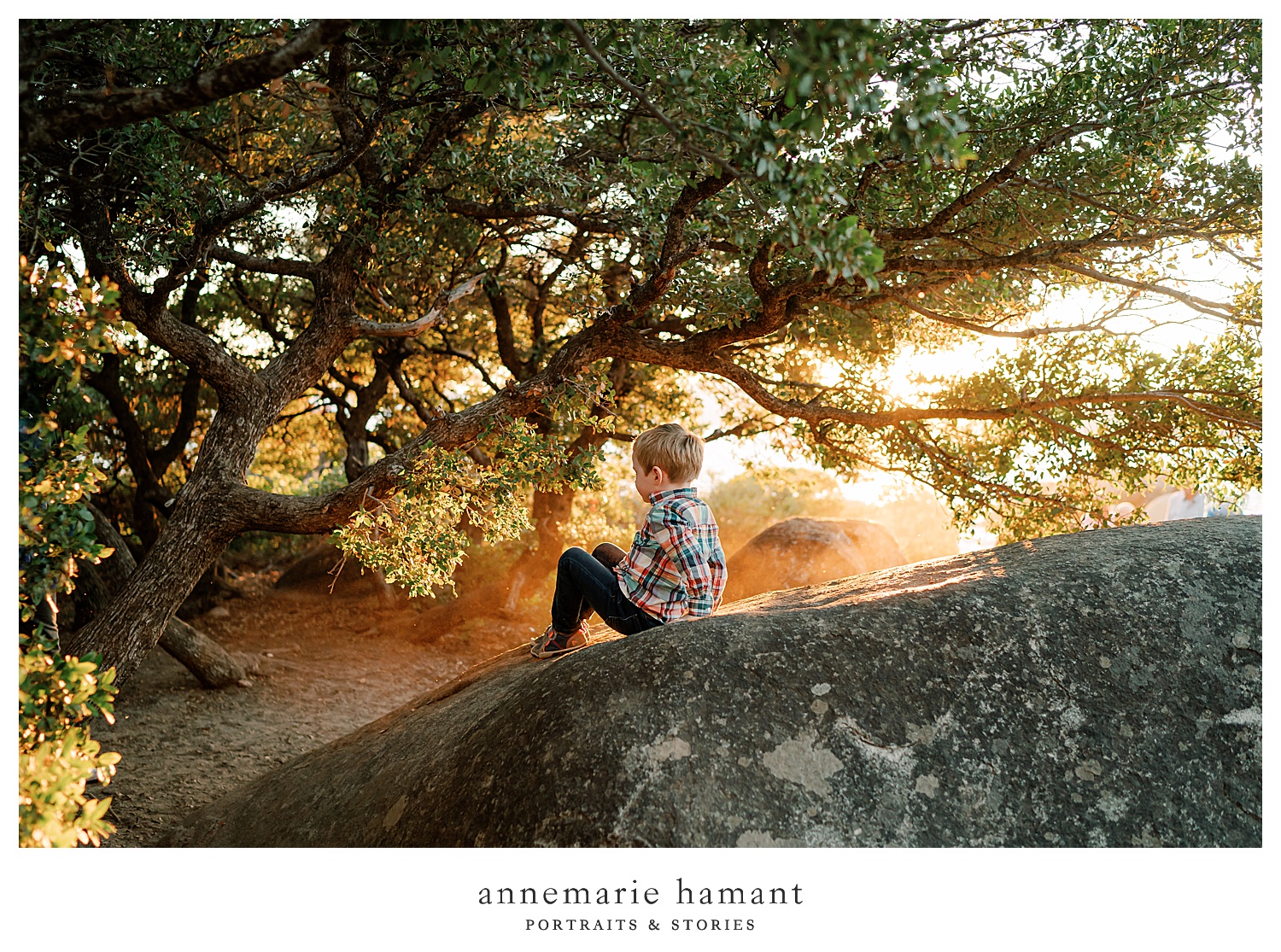  AnneMarie Hamant uses dramatic lighting to create  family photography that her clients treasure forever.  