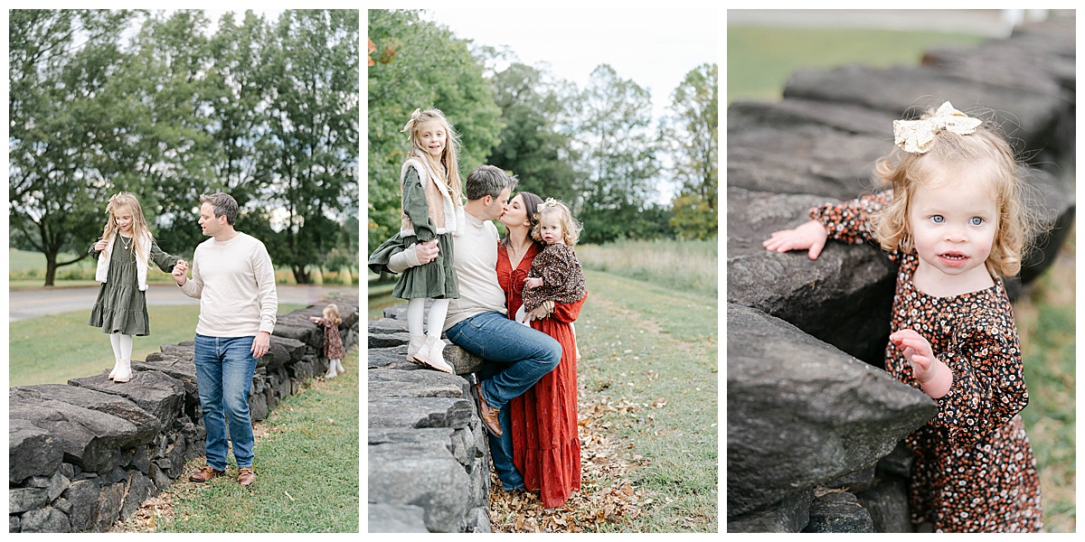 Brandywine Creek State Park is a perfect location for family photos in Wilmington DE